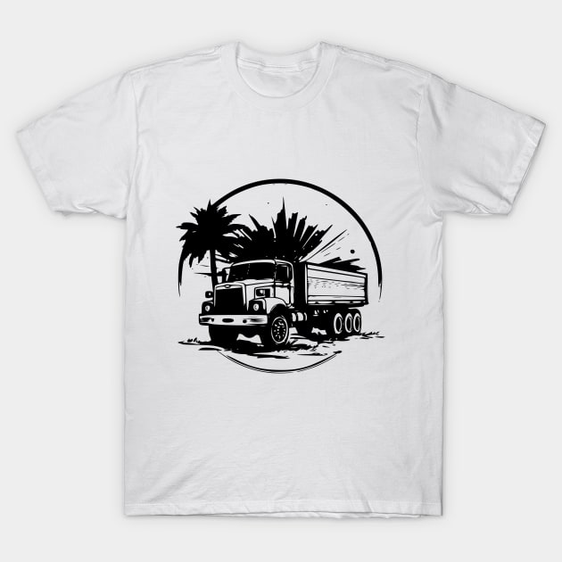 vintage heavy truck T-Shirt by TeeTruck